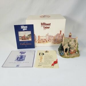 Lilliput Lane "Aberford Gate" 1993 English Collection North Signed w/ Box & Deed